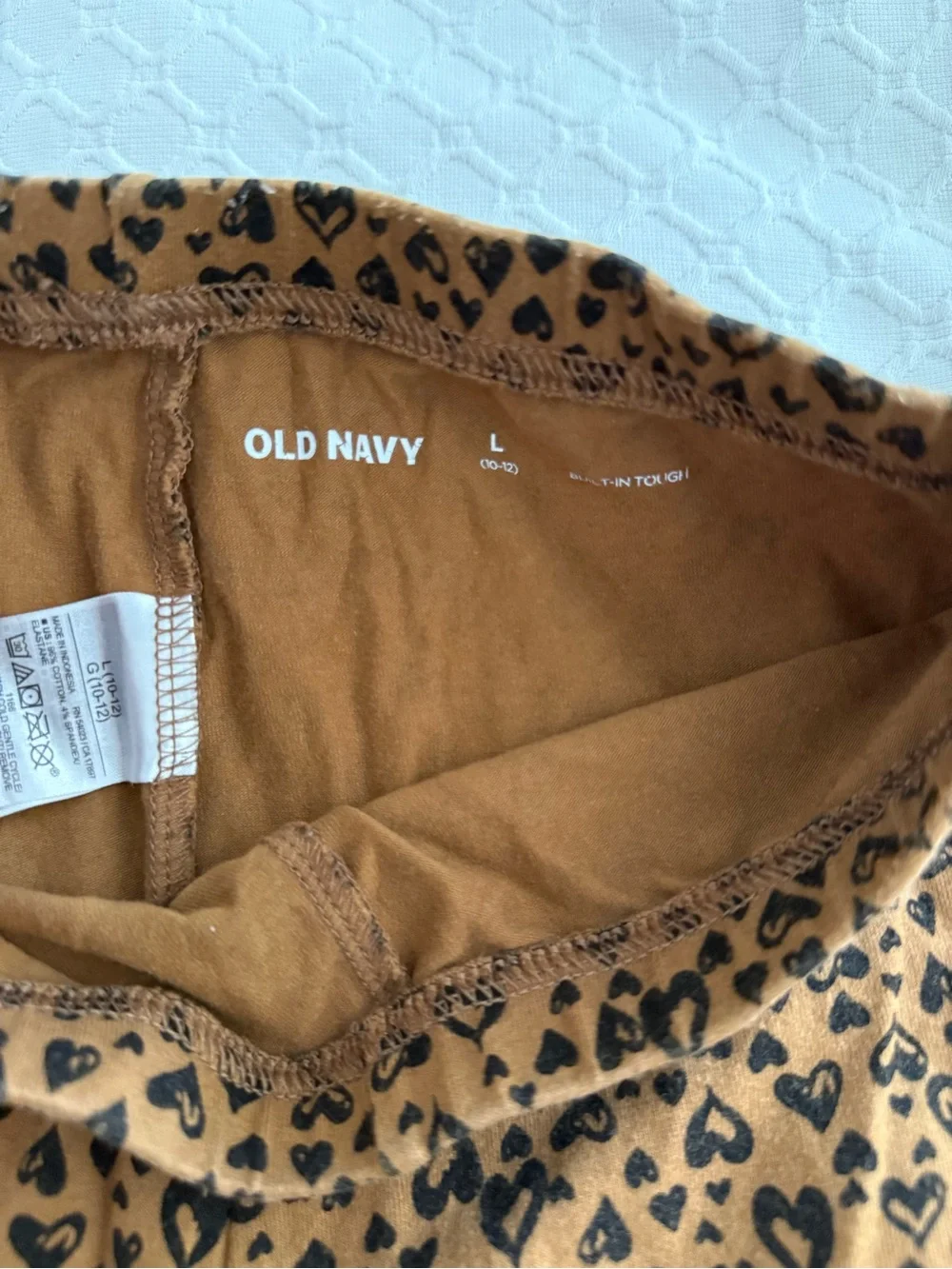 Kids Brown Leopard Print Flared Leggings
